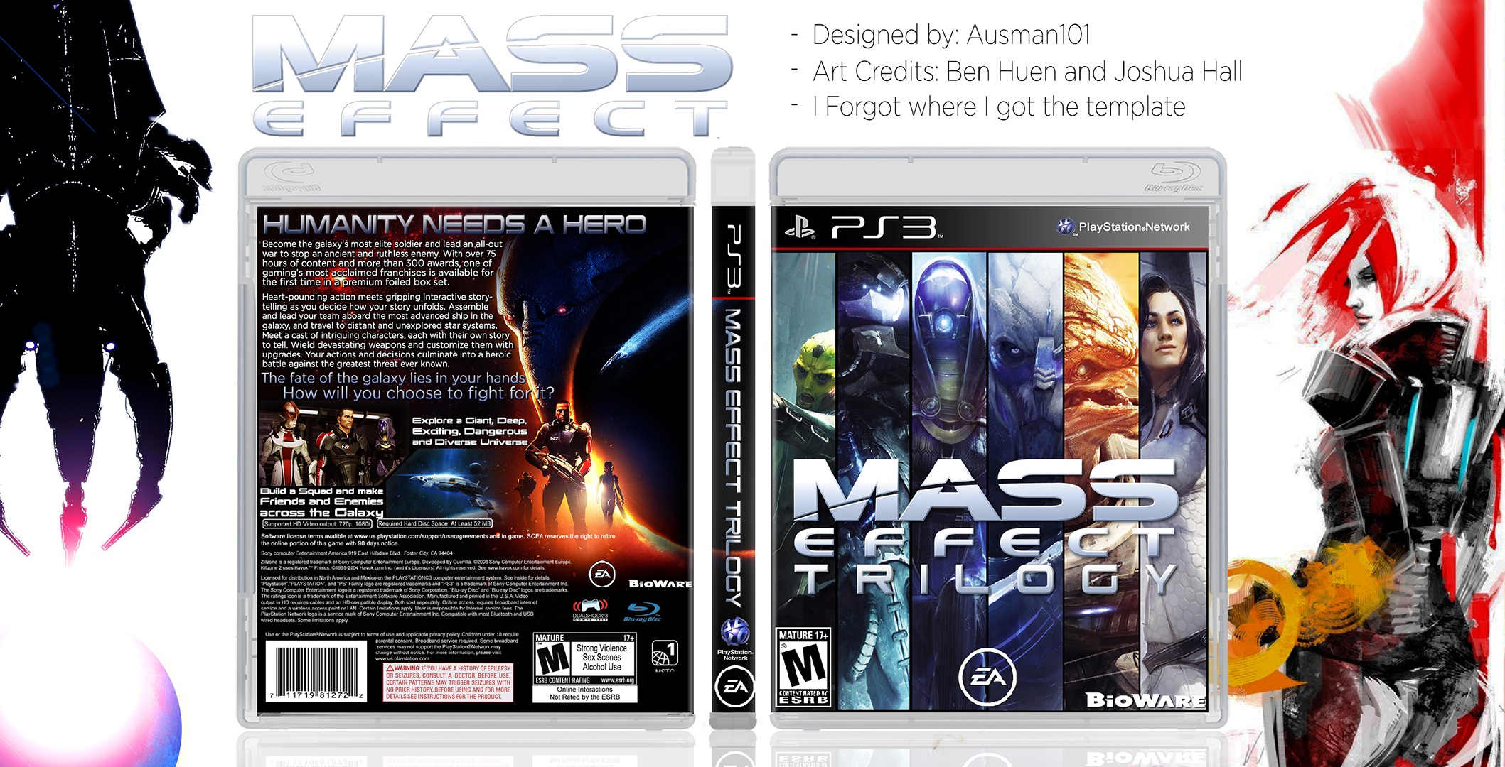 Mass Effect Trilogy box cover