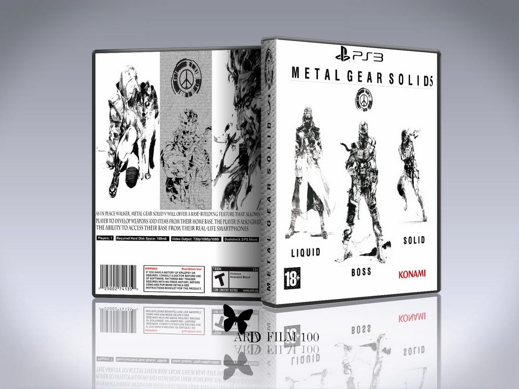 Metal Gear Solid 5 box cover