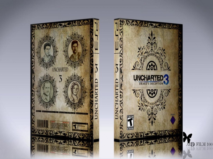 Uncharted 3 box art cover