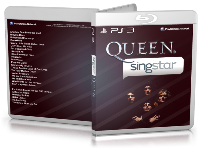 SingStar: Queen box art cover