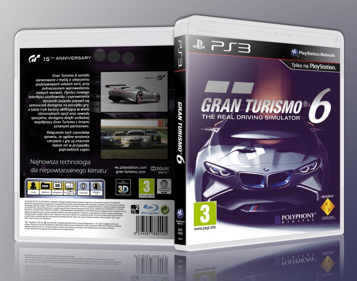 Gran Turismo 6 box art cover