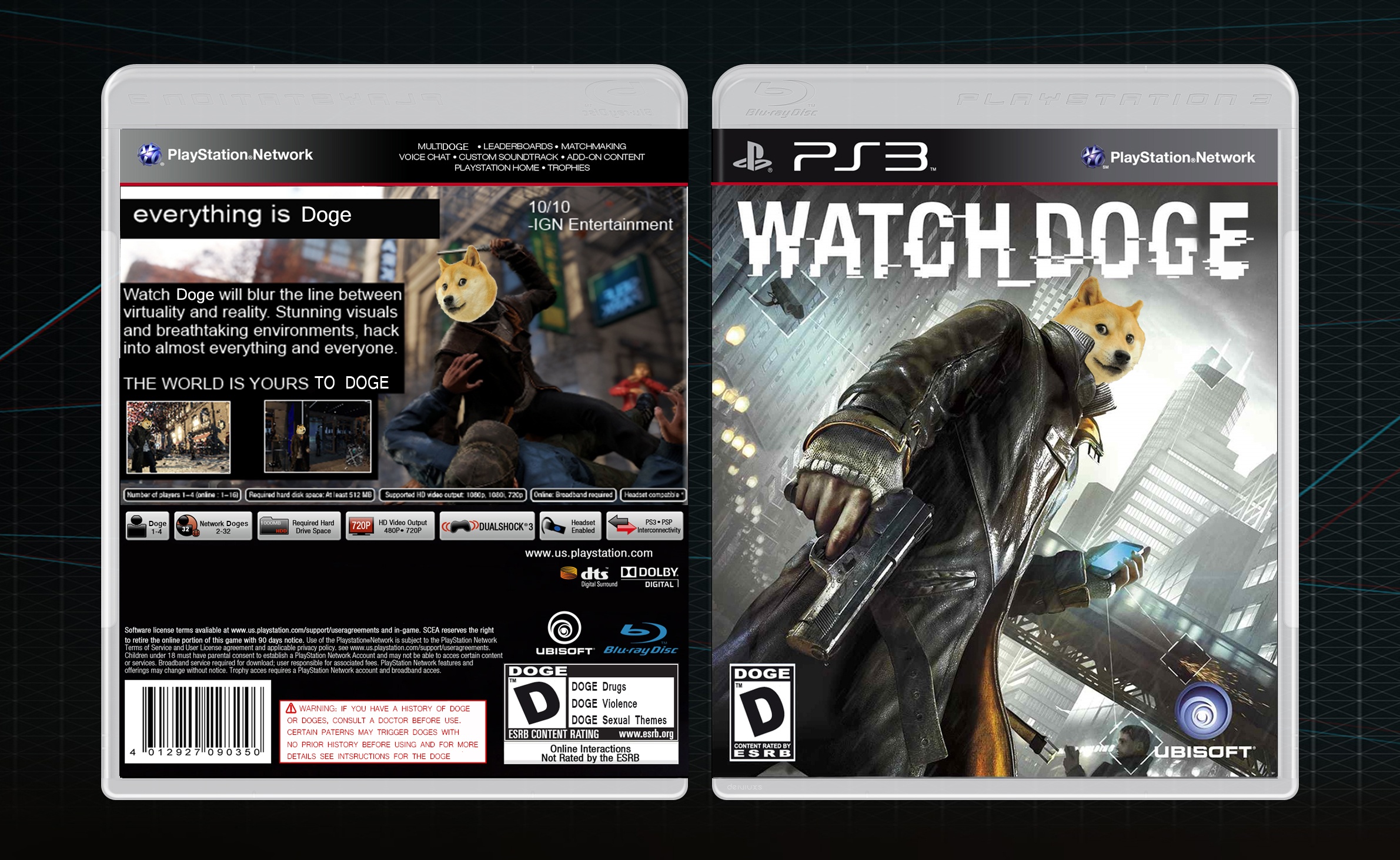 Watch Dogs Doge Edition - Final box cover