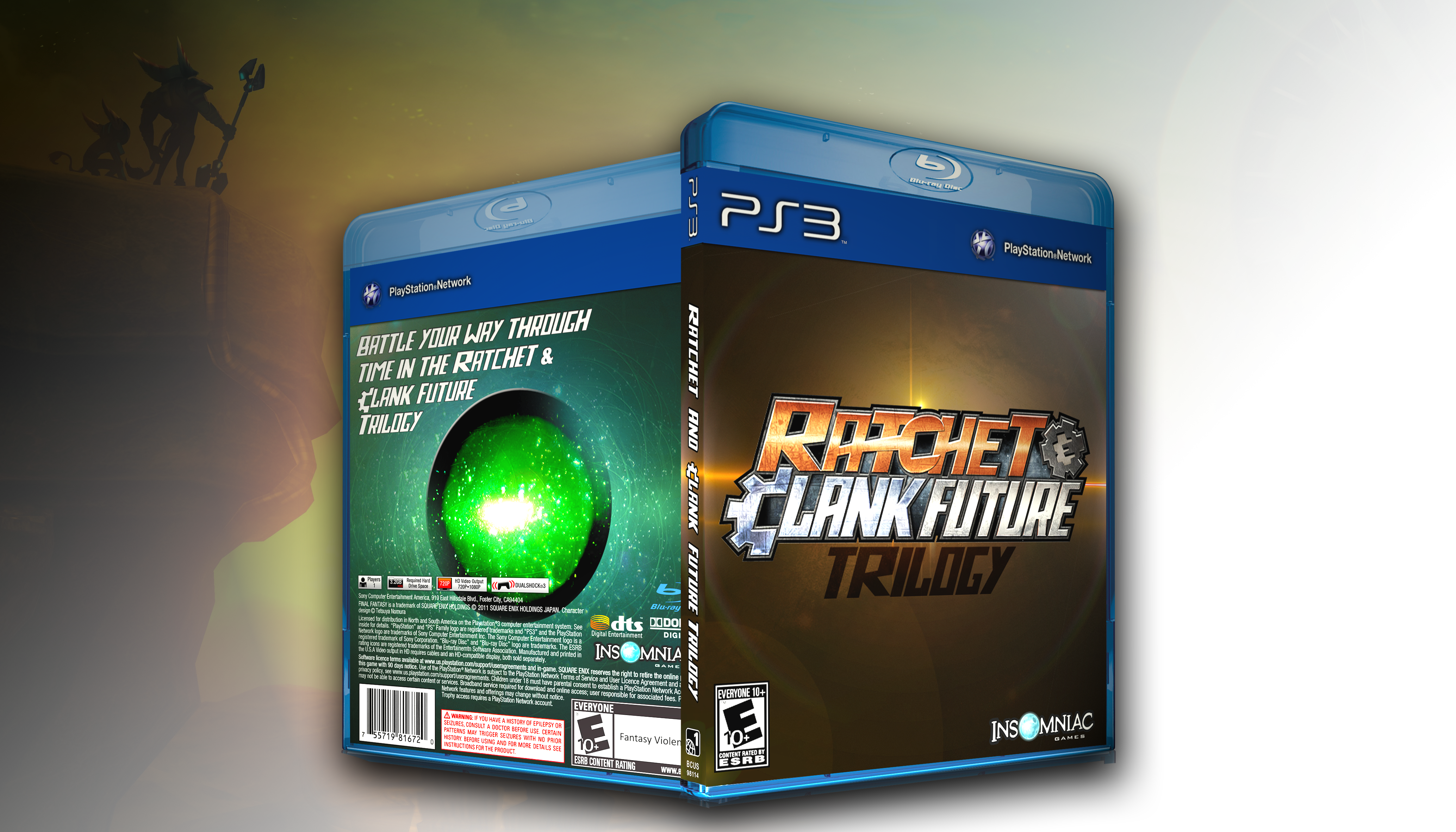 Ratchet and Clank future : Trilogy box cover