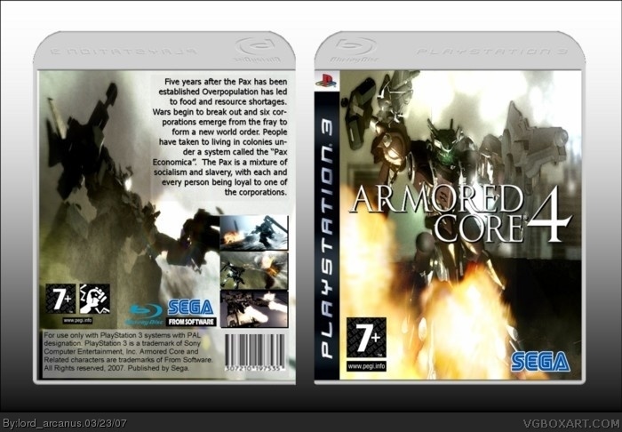 Armored Core 4 box art cover