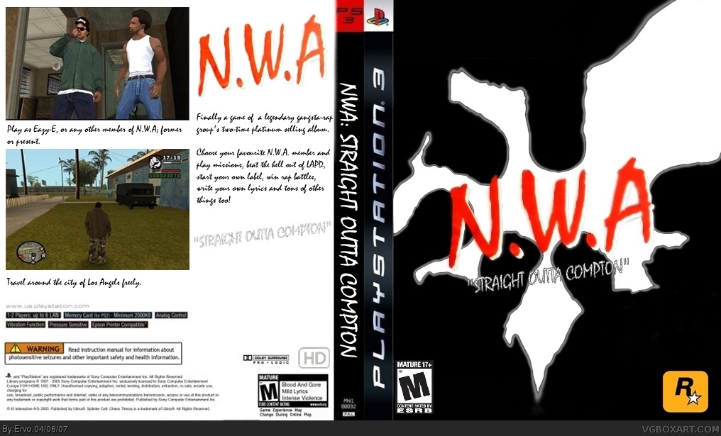 N.W.A. - Straight Outta Compton box cover