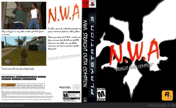 N.W.A. - Straight Outta Compton box art cover