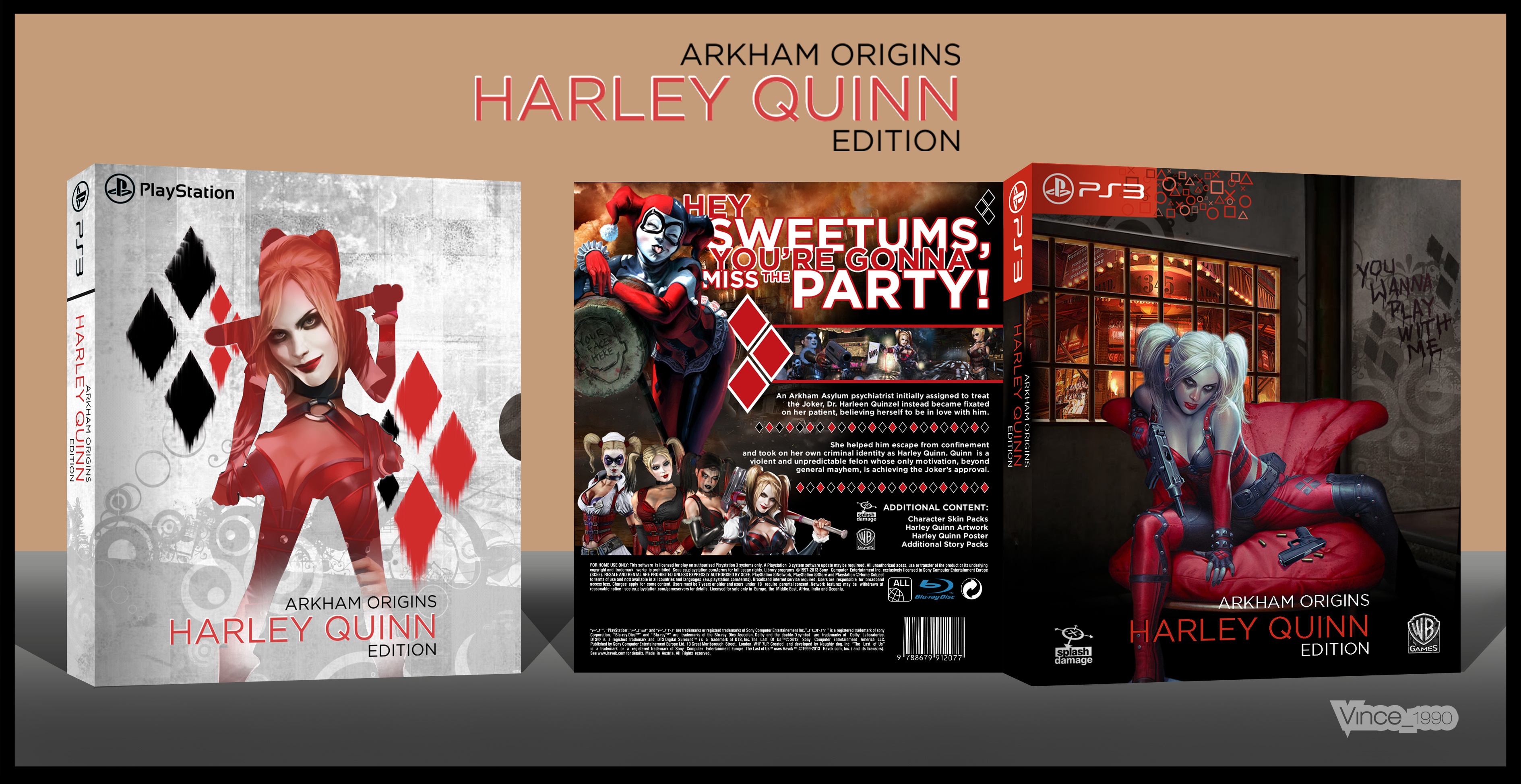 Batman: Arkham Origins - Harley Quinn Edition box cover