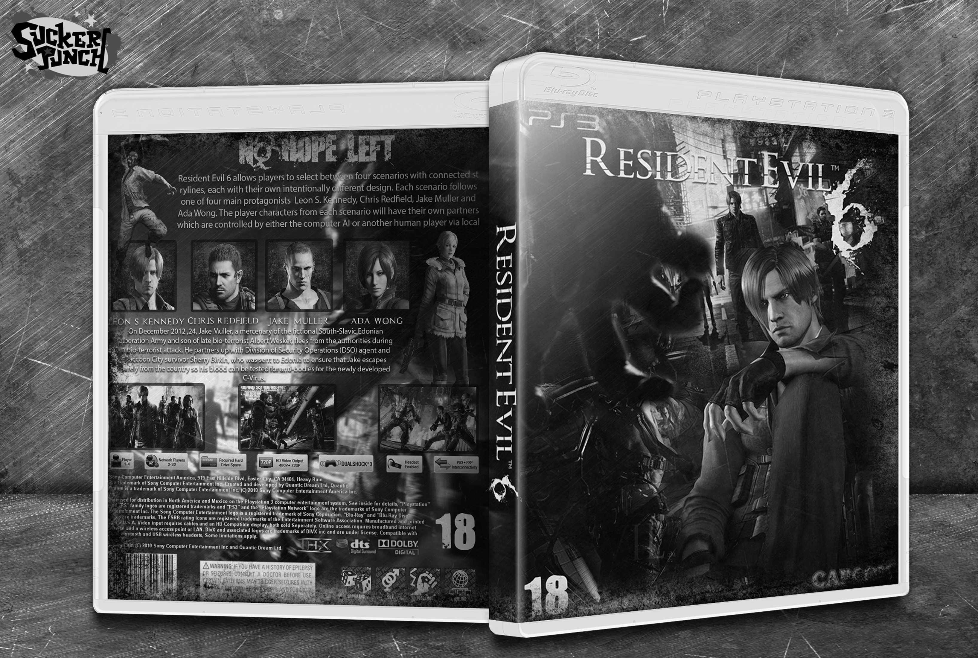 Resident Evil 6 box cover