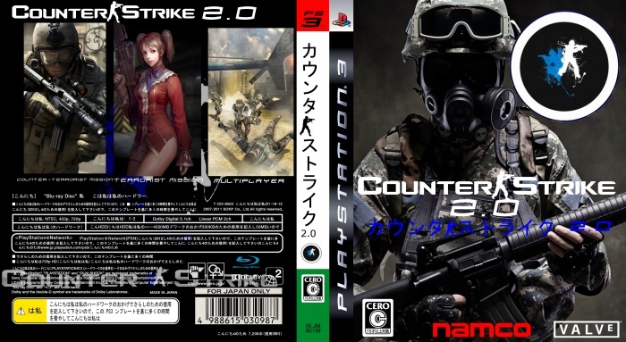 Counter-Strike For PS3 box art cover