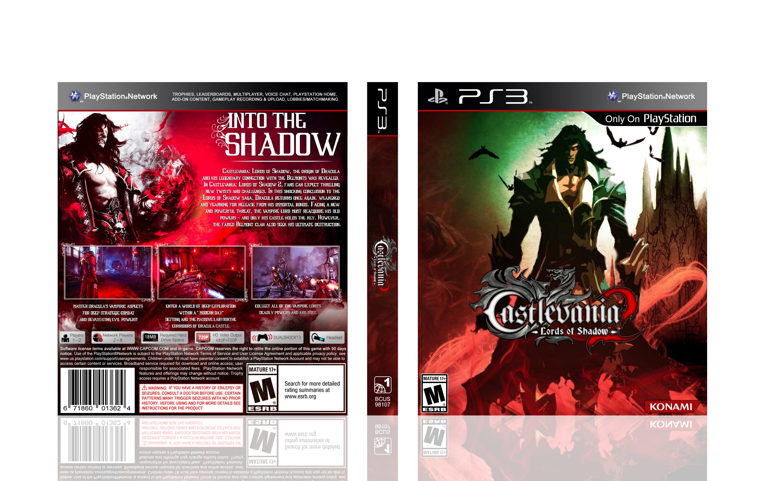 Castlevania : Lords of Shadow 2 box cover