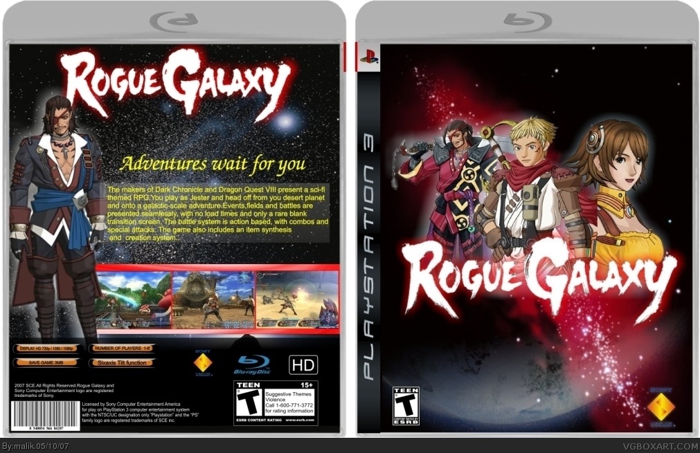 Rogue Galaxy box cover