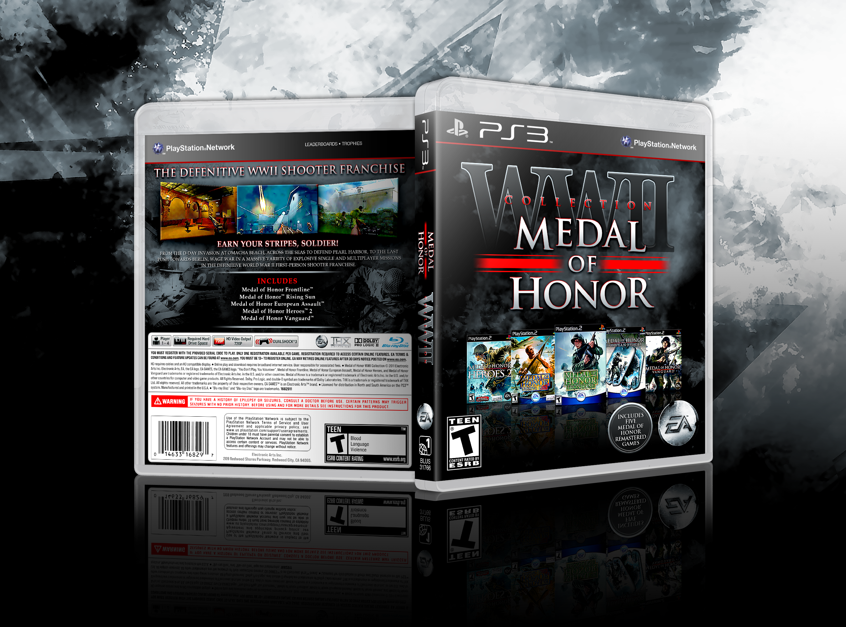 Medal of Honor WWII Collection box cover