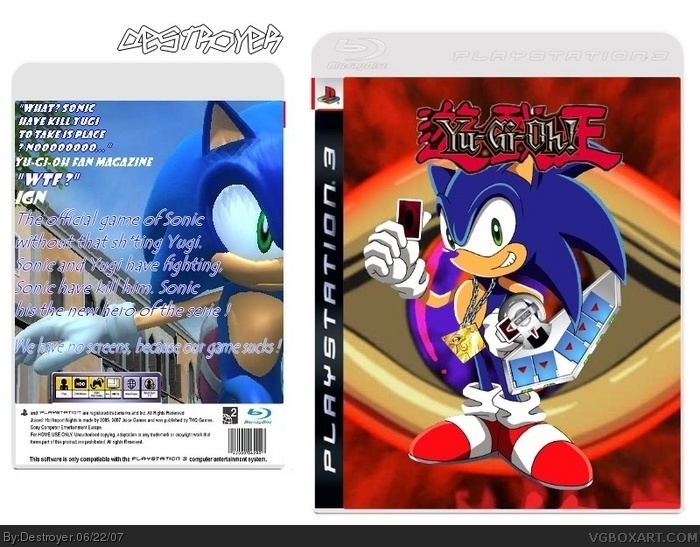 Yu-Gi-Oh (Sonic Version) box art cover