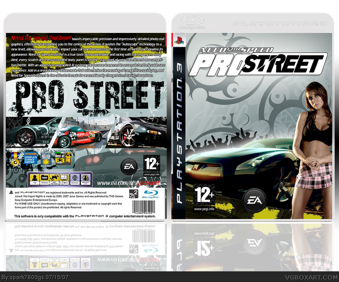 Need For Speed Pro Street box art cover