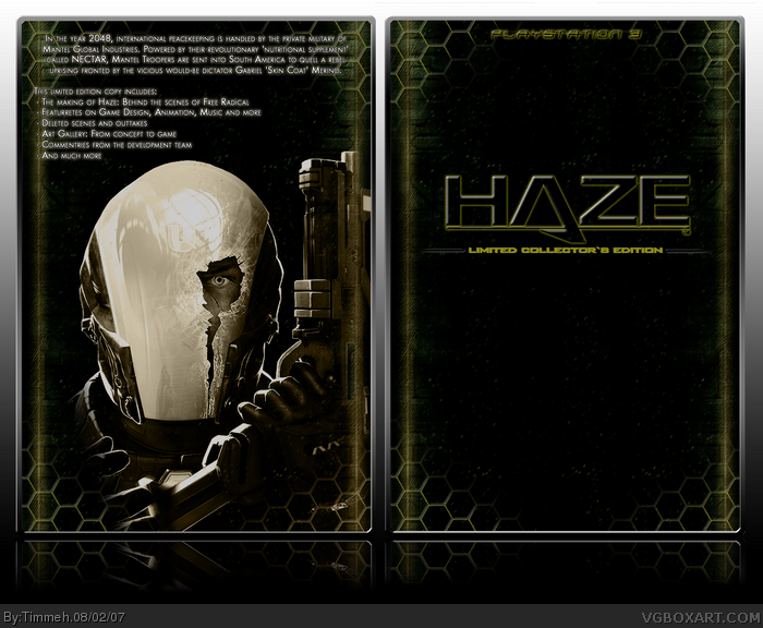 Haze Limited Collecter's Edition box art cover