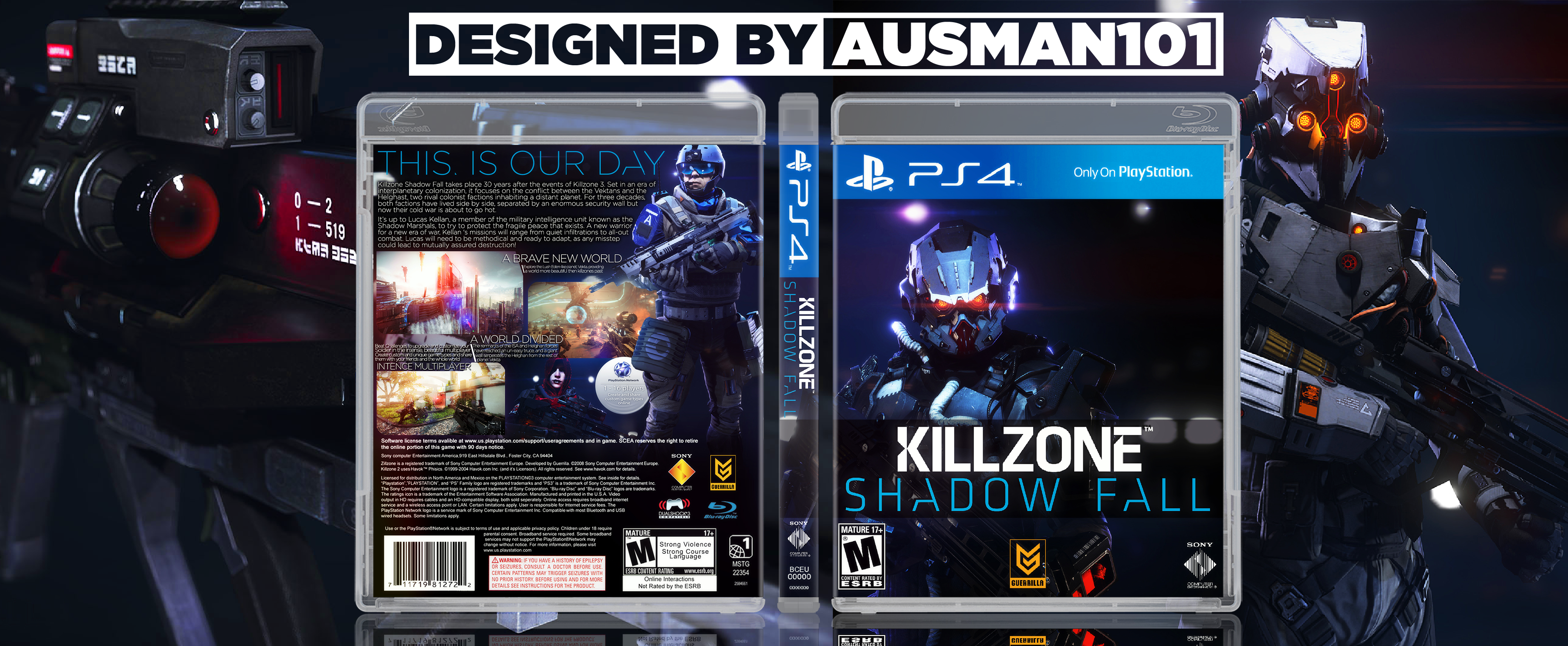 Killzone Shadow Fall box cover