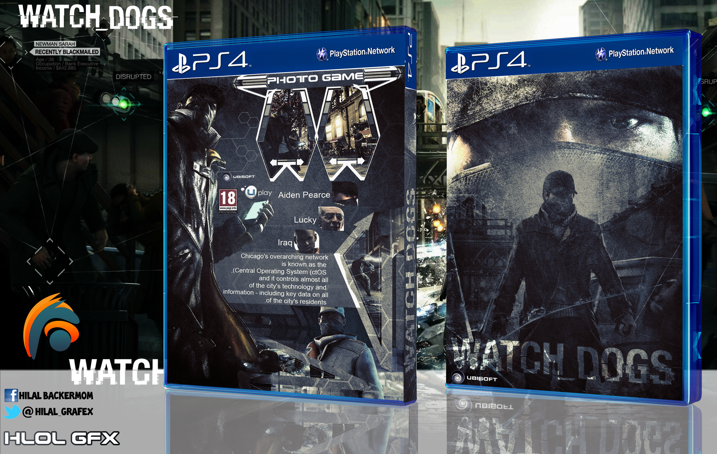 WATCH DOGS box cover