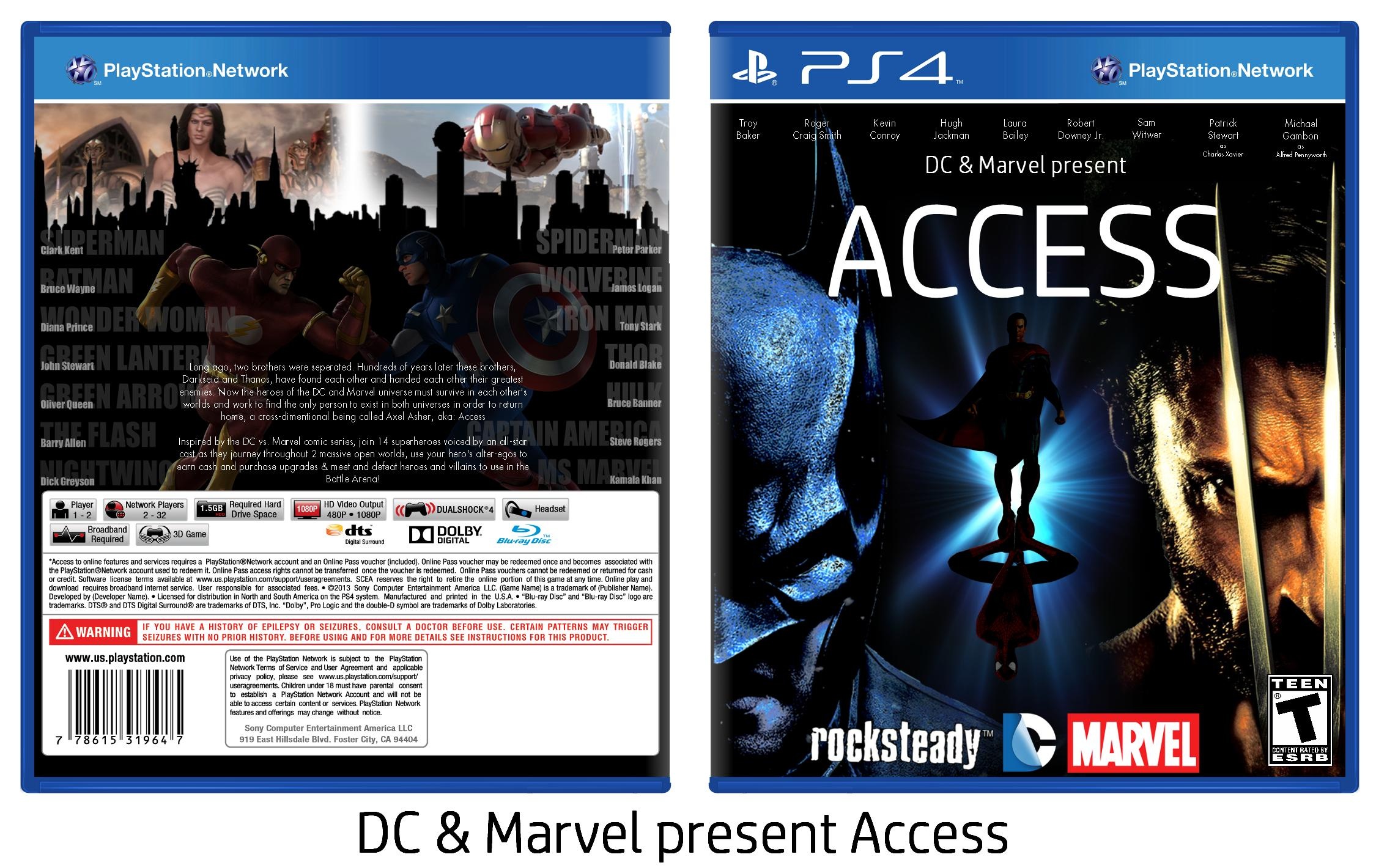 DC & Marvel present: Access box cover