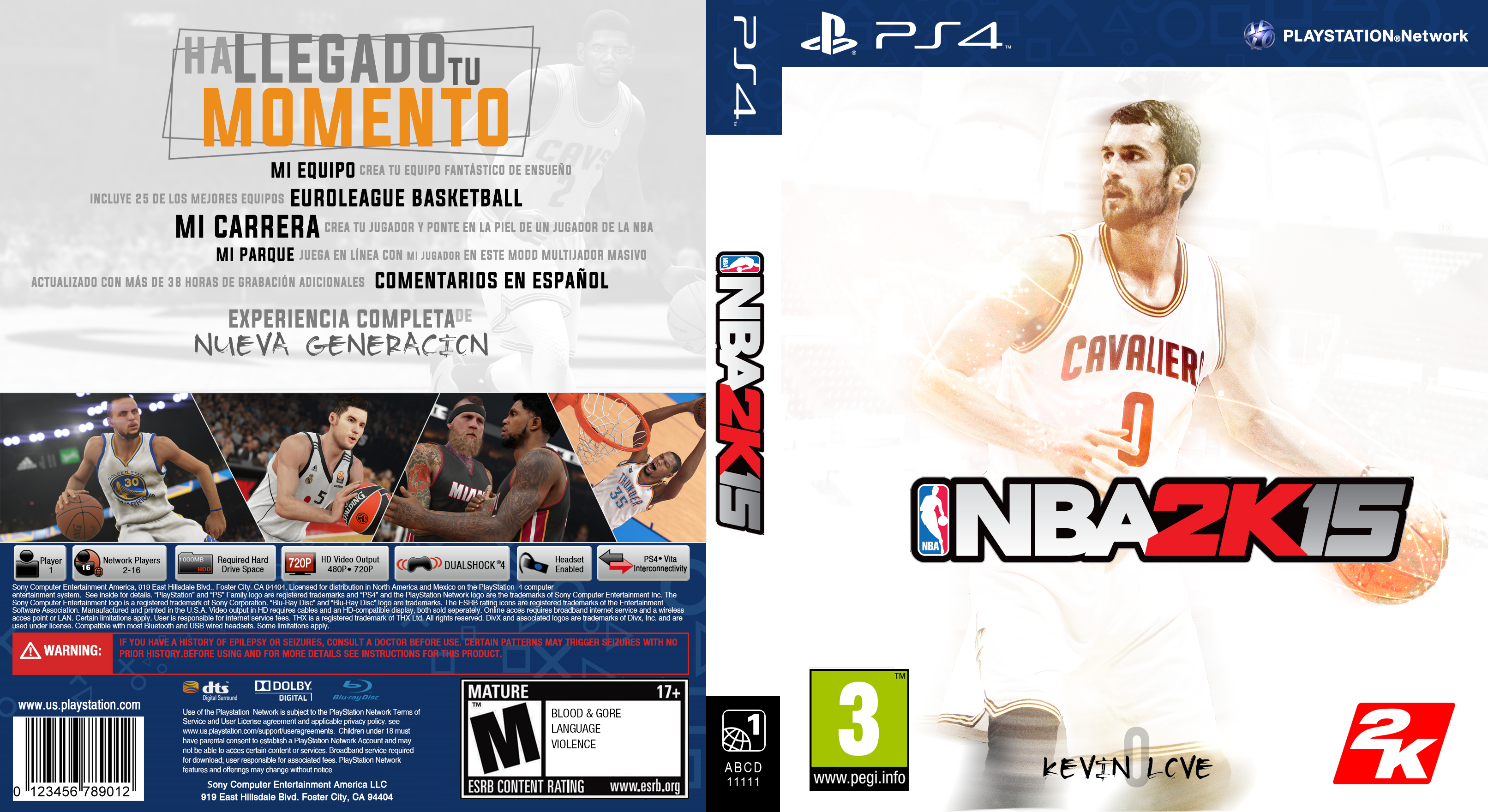 NBA 2K15 box cover