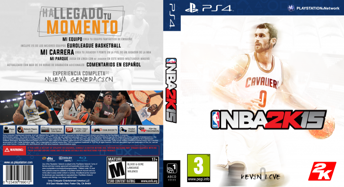 NBA 2K15 box art cover