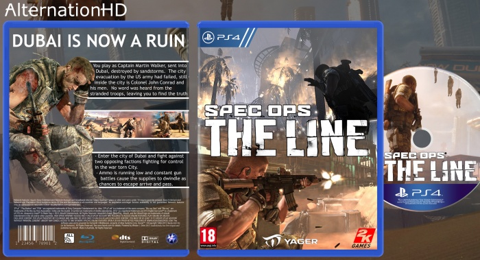Spec Ops: The Line box art cover