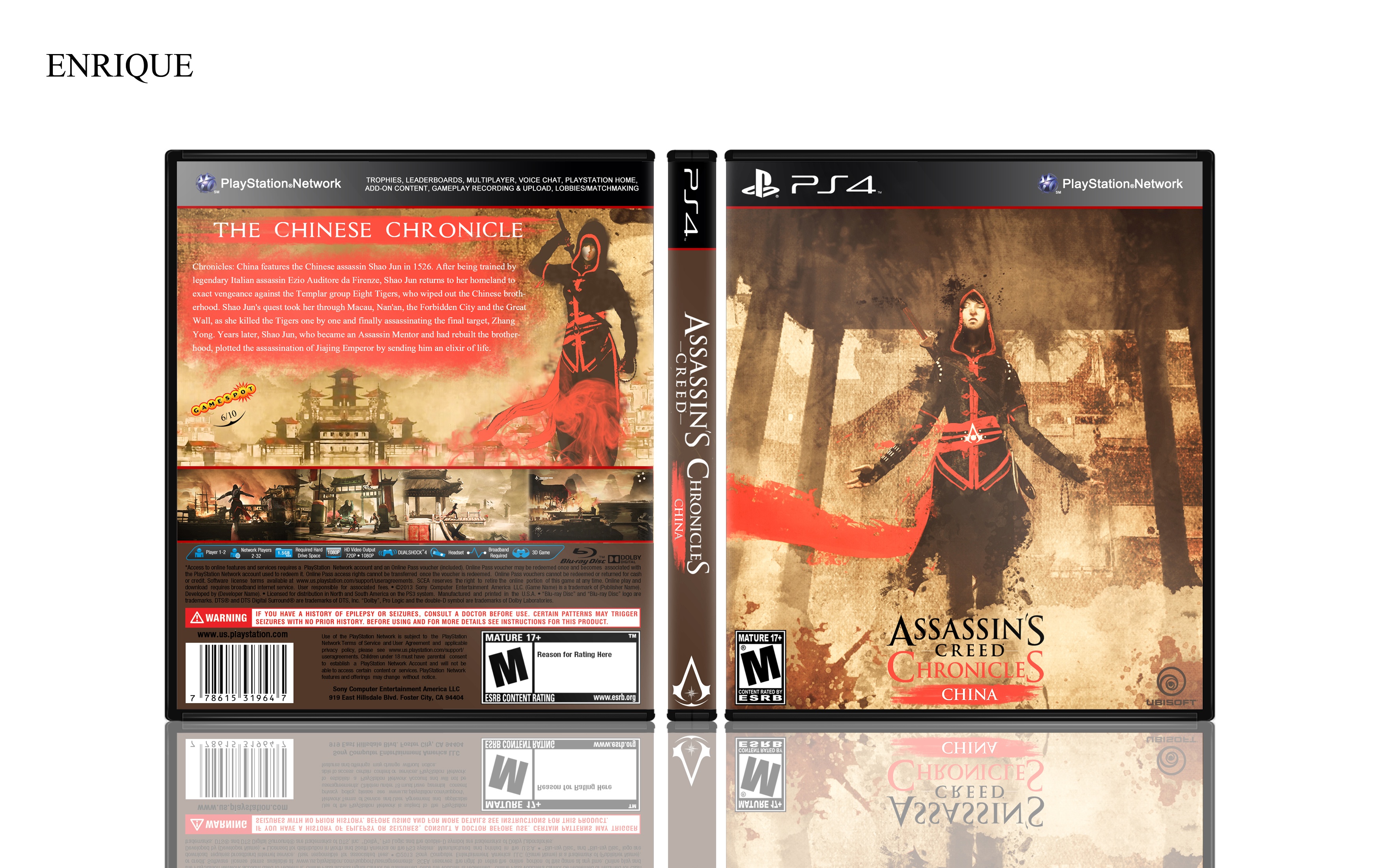 Assassin's Creed Chronicles: China box cover