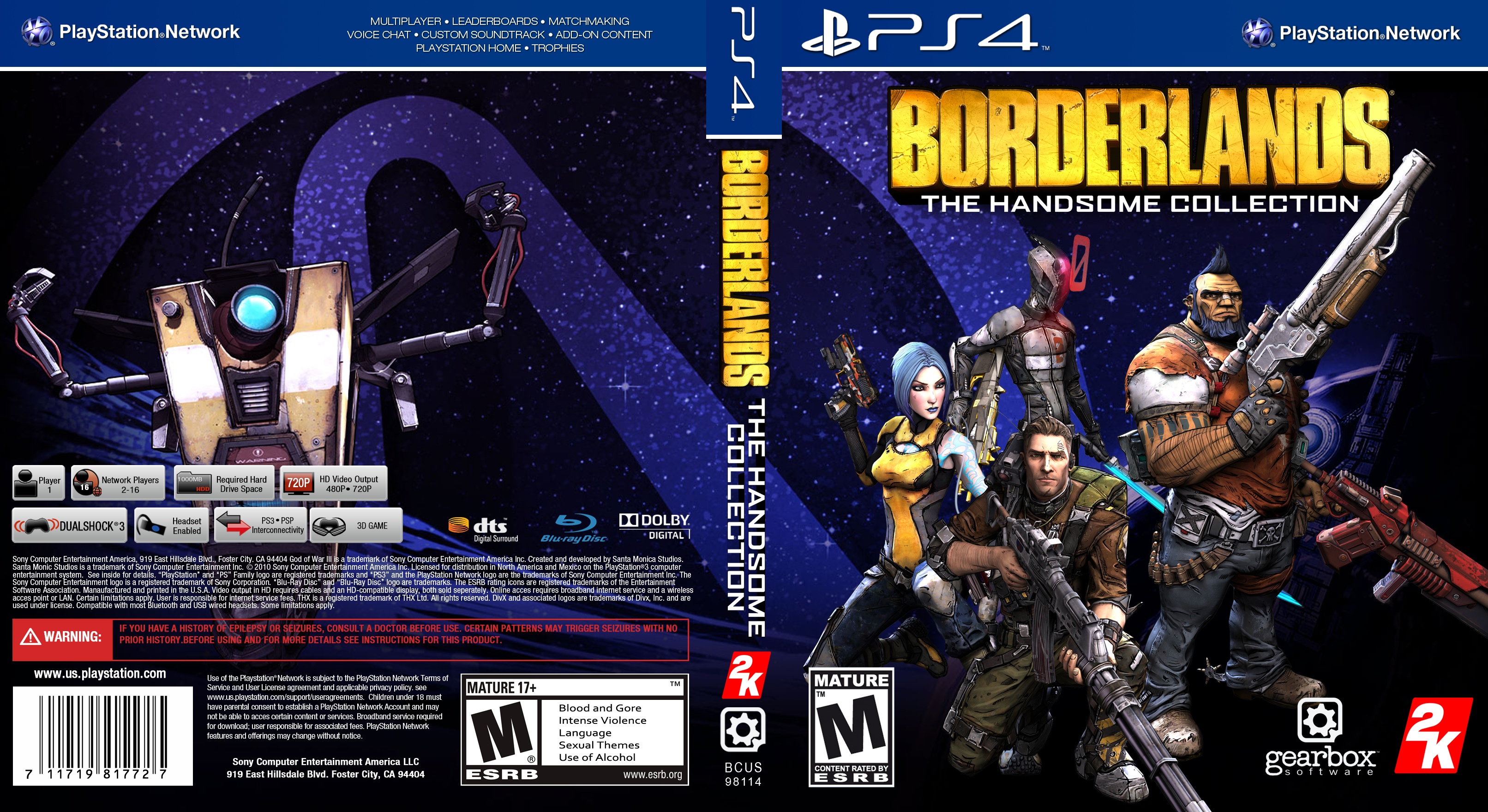Borderlands The Handsome Collection box cover