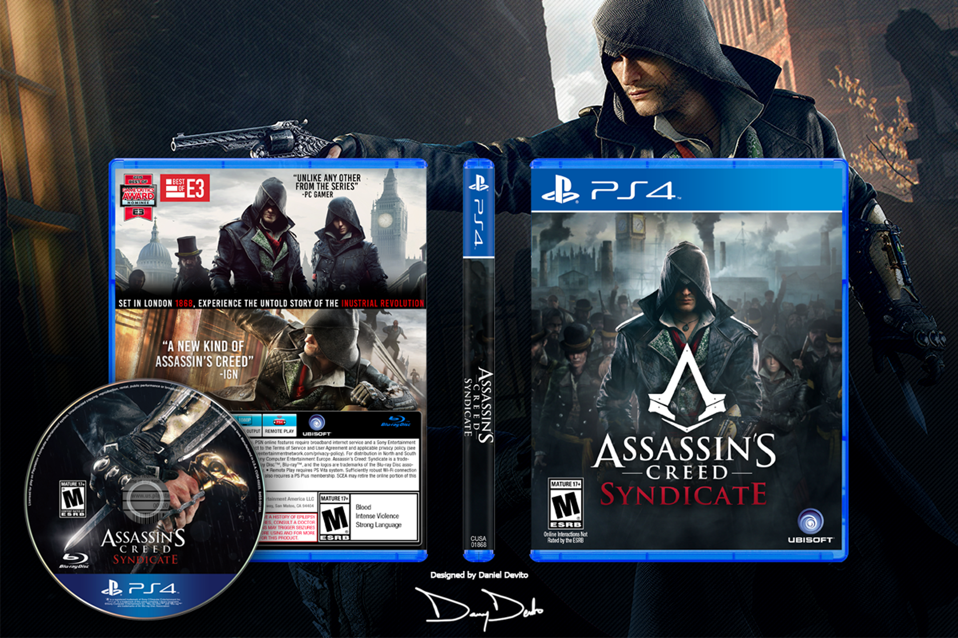 Assassin's Creed Syndicate PS4 box cover