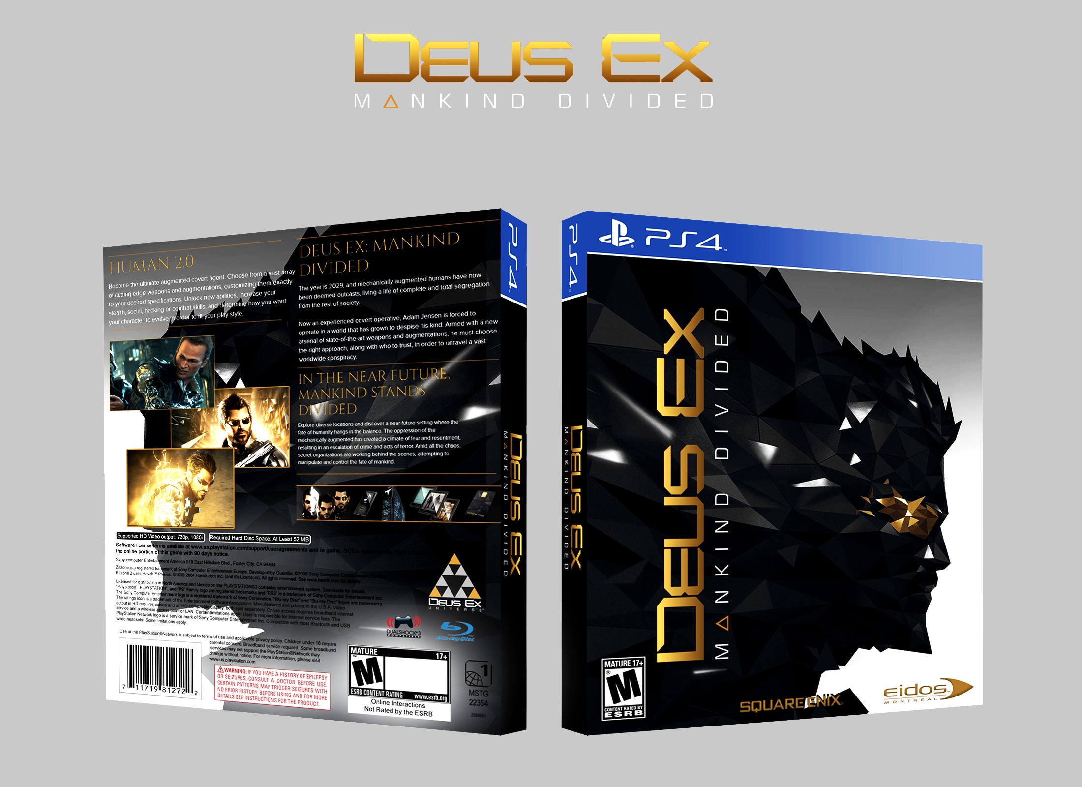 Deus Ex : Mankind Divided box cover