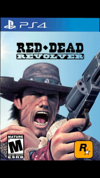 Red Dead Revolver Ps4 Custom Cover Box Art box cover