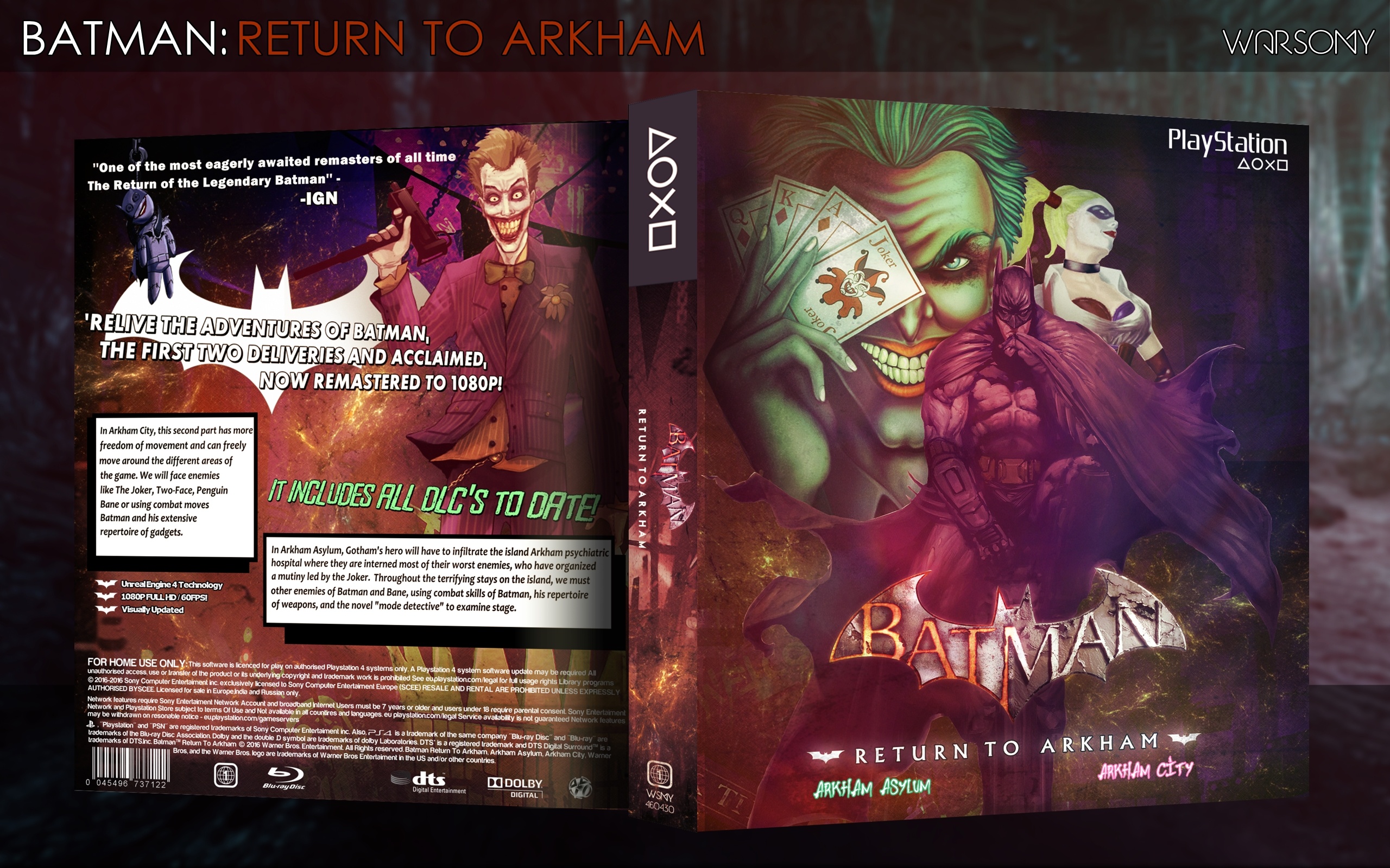 Batman: Return to Arkham box cover