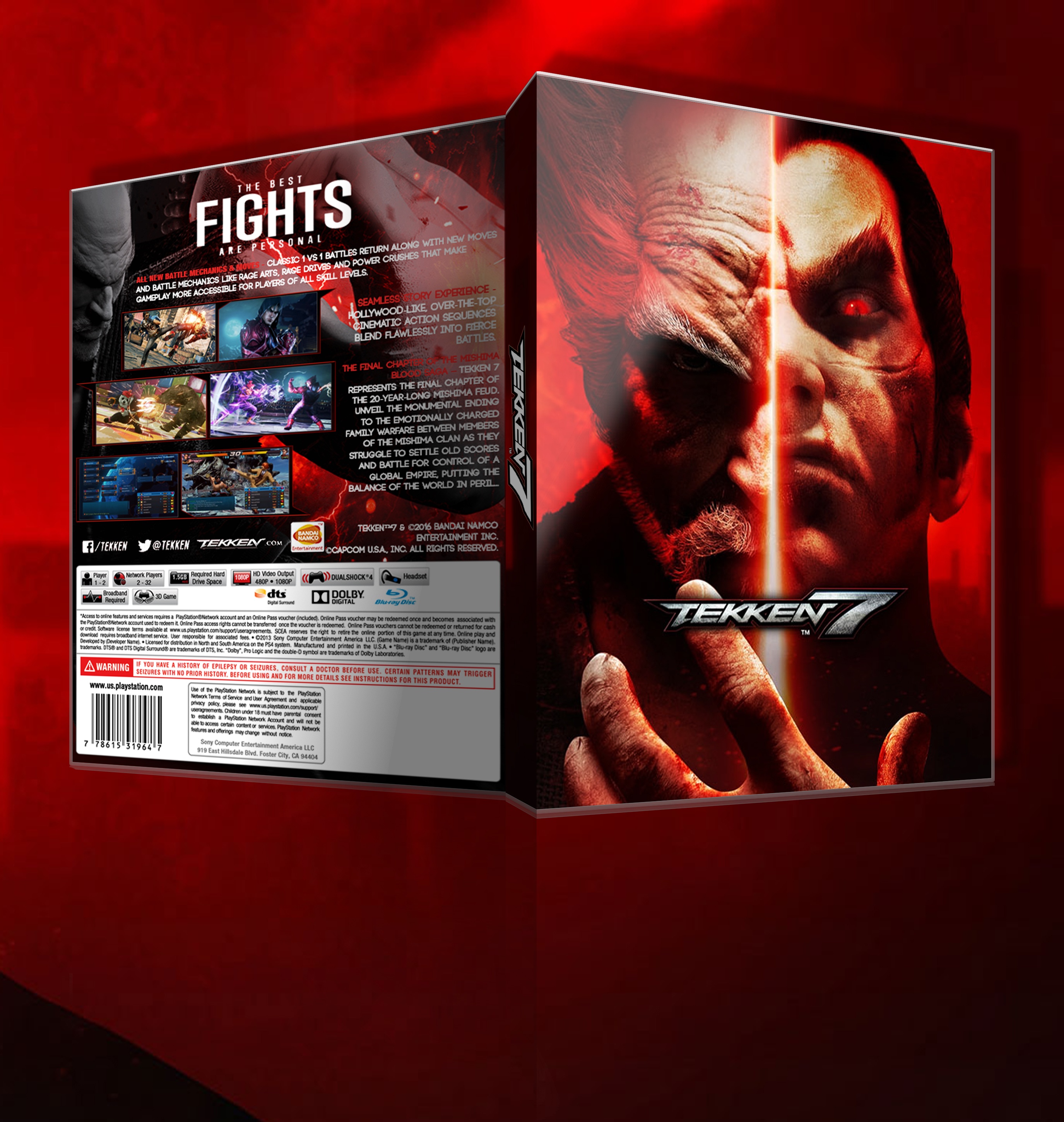 Tekken 7 box cover
