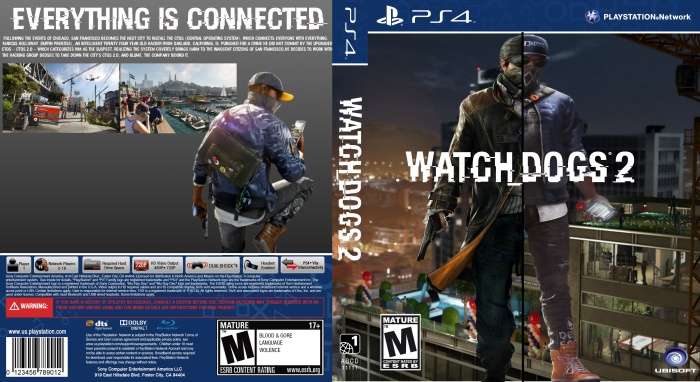 Watch Dogs 2 box art cover