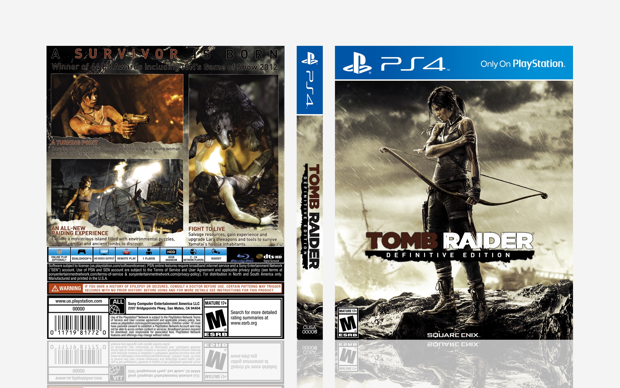 Tomb Raider : Definitive Edition box cover