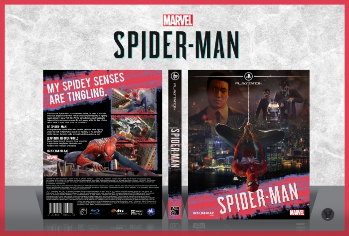 Spider man box art cover