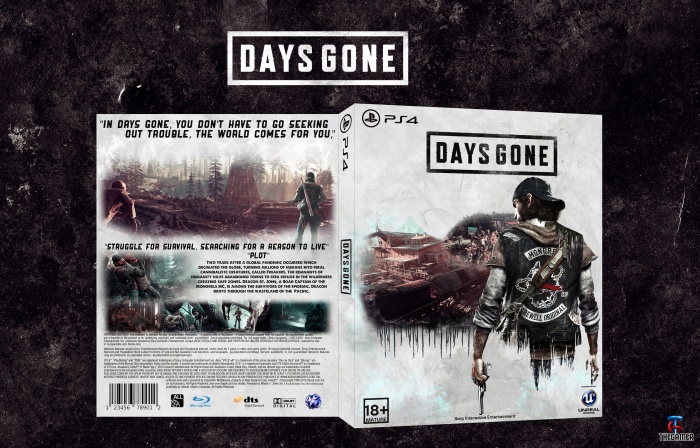 Days Gone box art cover