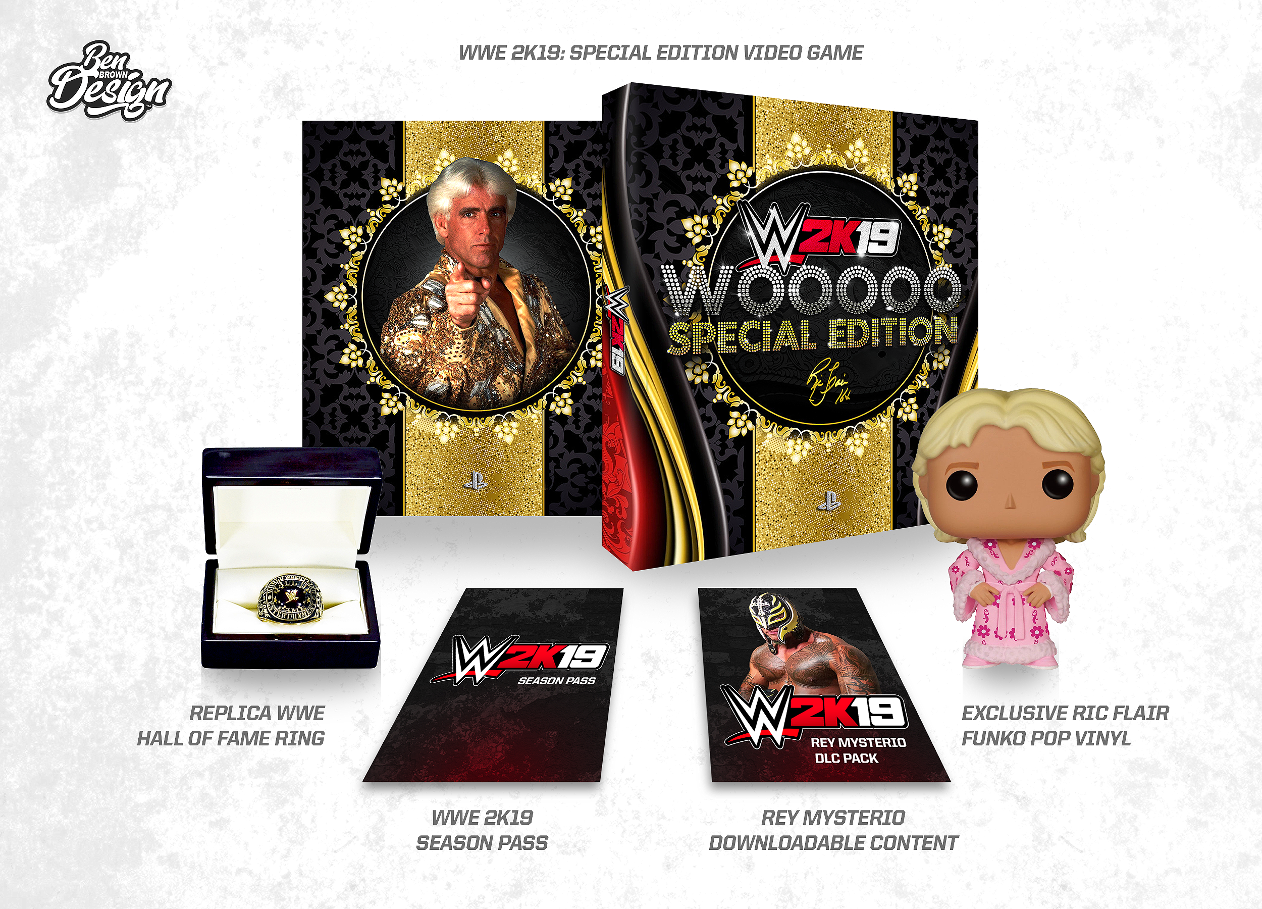 WWE 2K19 box cover