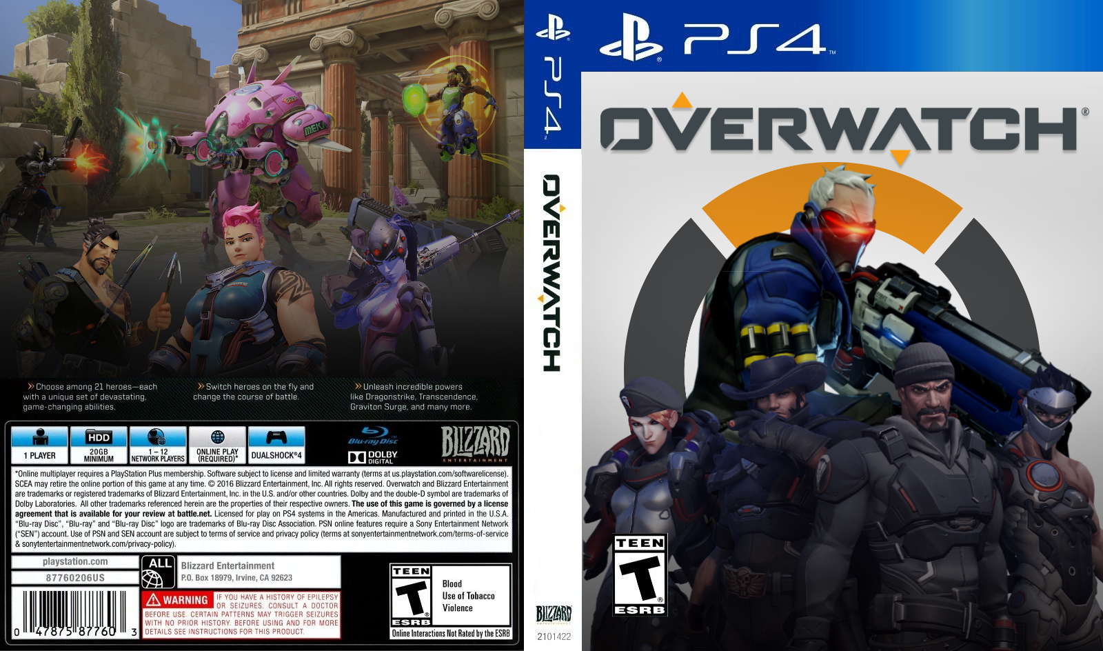 Overwatch box cover