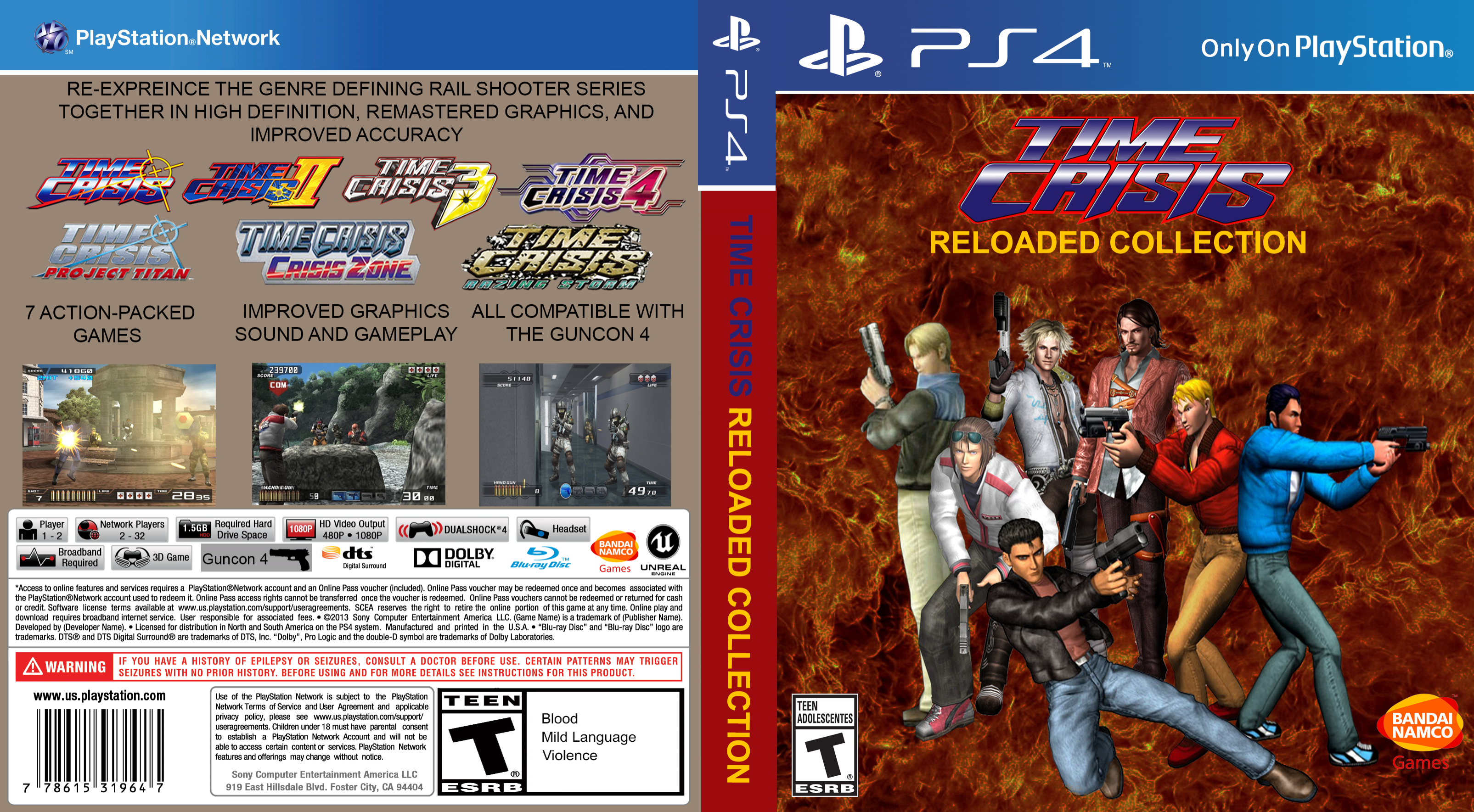 Time Crisis Reloaded Collection box cover
