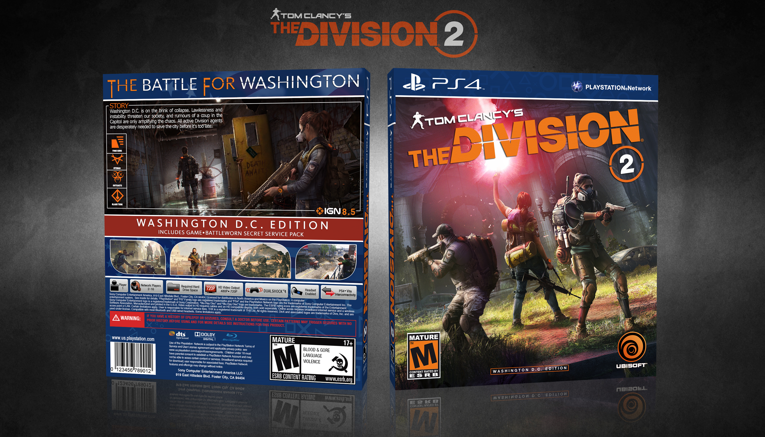 Tom Clancy’s The Division 2 box cover