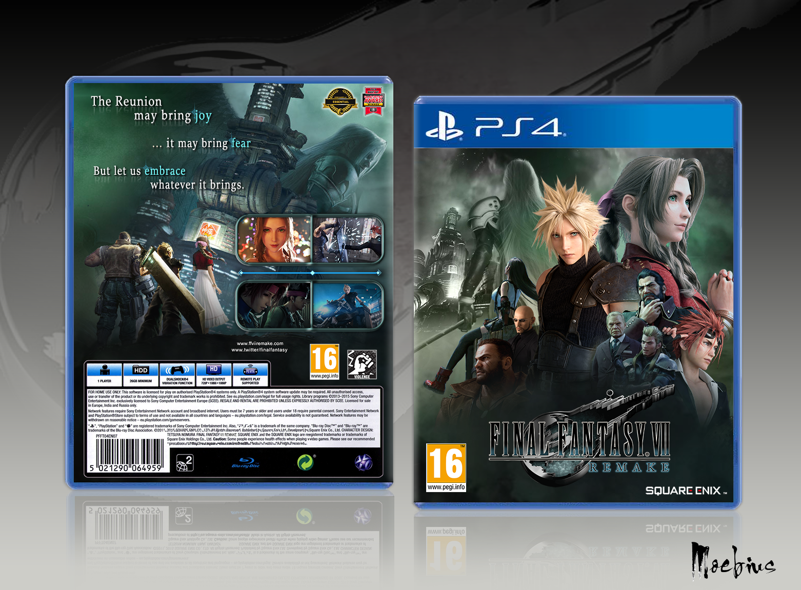 Final Fantasy VII Remake box cover