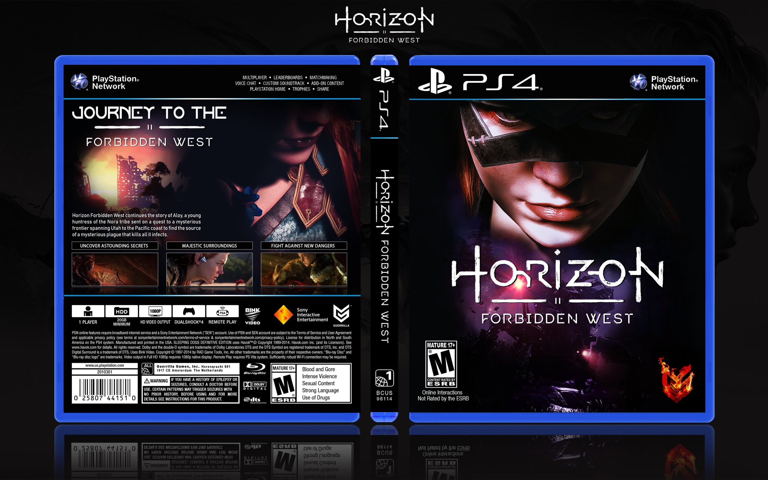 Horizon Forbidden West box cover