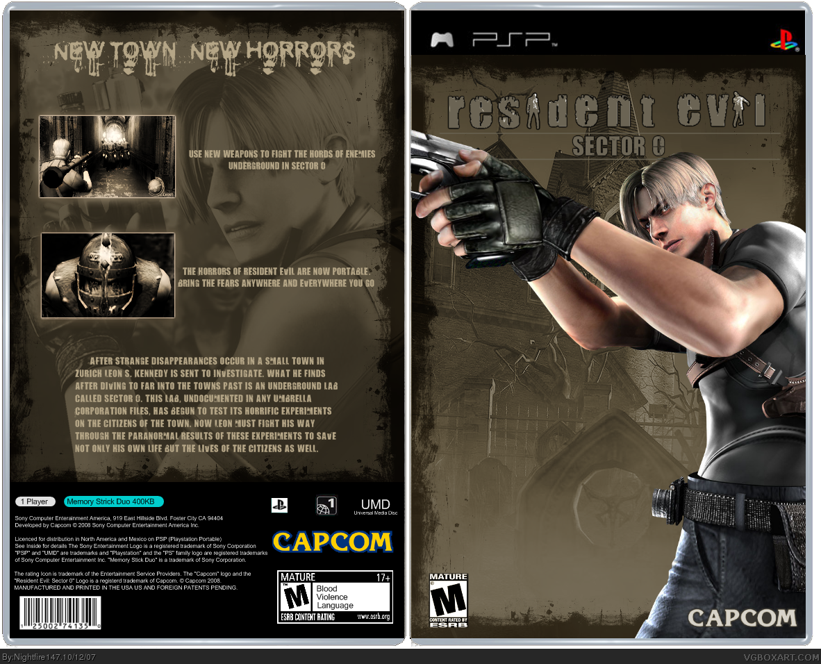 Resident Evil: Sector 0 box cover