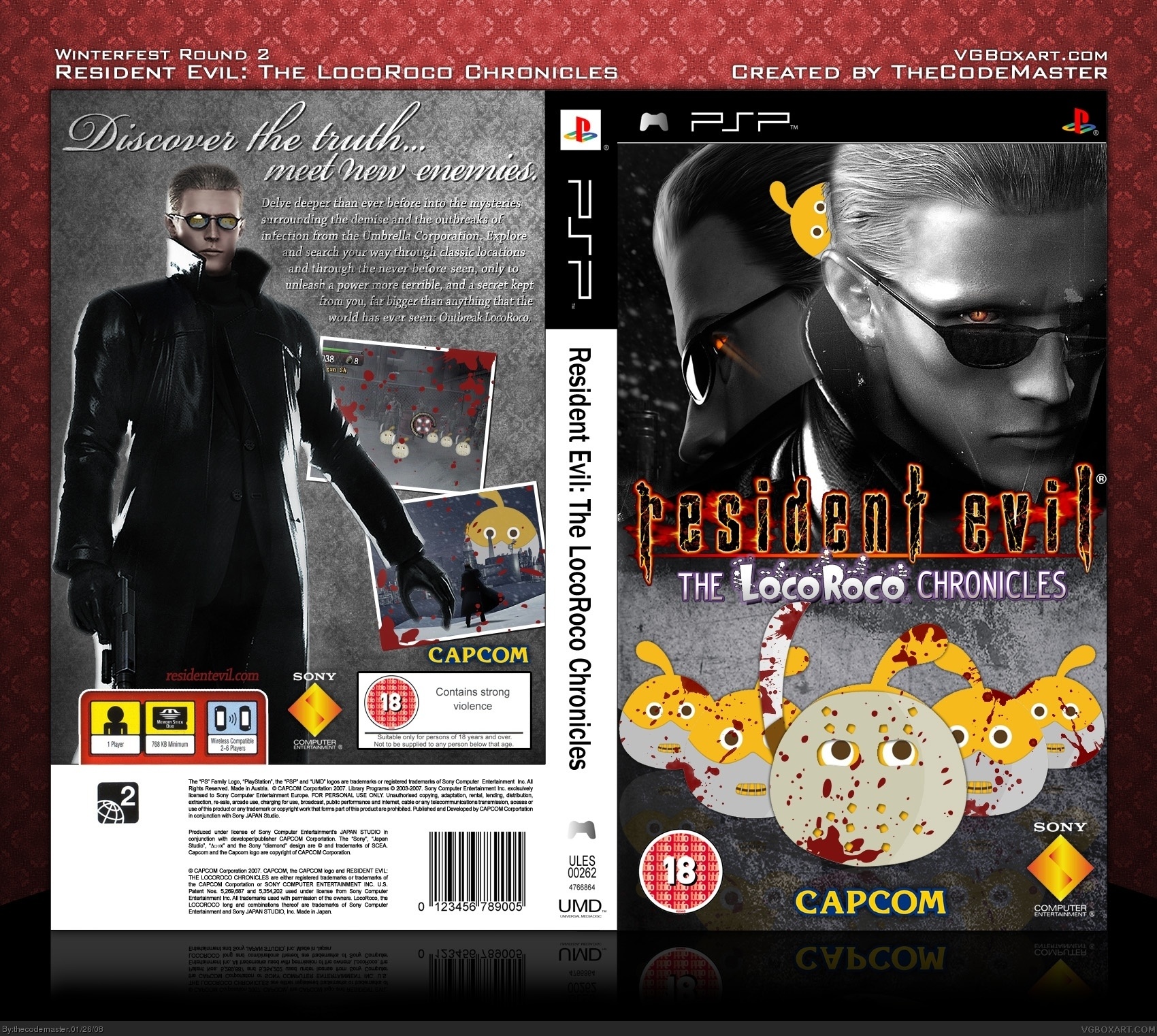 Resident Evil: The LocoRoco Chronicles box cover