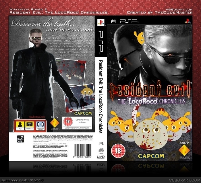 Resident Evil: The LocoRoco Chronicles box art cover