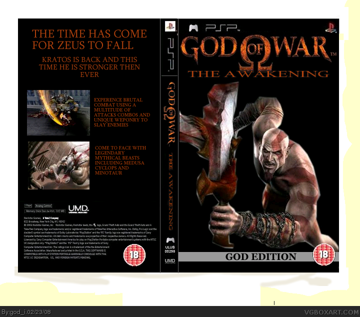God of War: The Awakening box cover