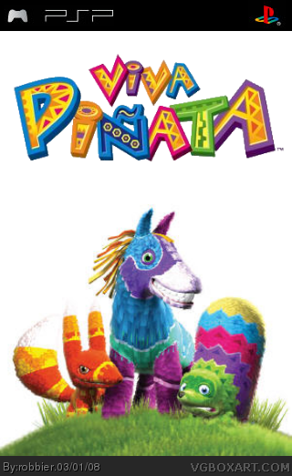 Viva Pinata PSP Box Art Cover by robbier