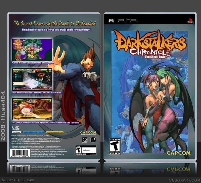 Darkstalkers Chronicle: The Chaos Tower box art cover