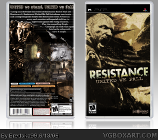Resistance: United We Fall box art cover