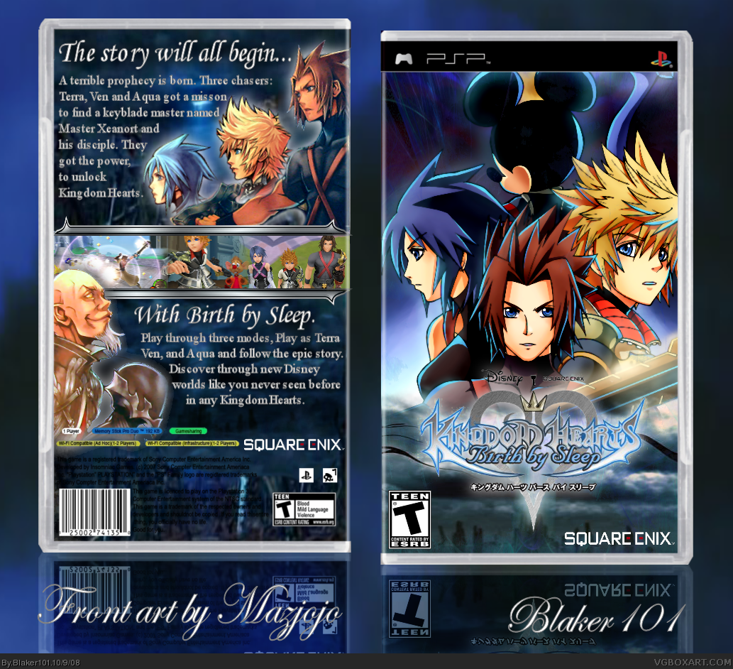 Kingdom Hearts Birth By Sleep box cover